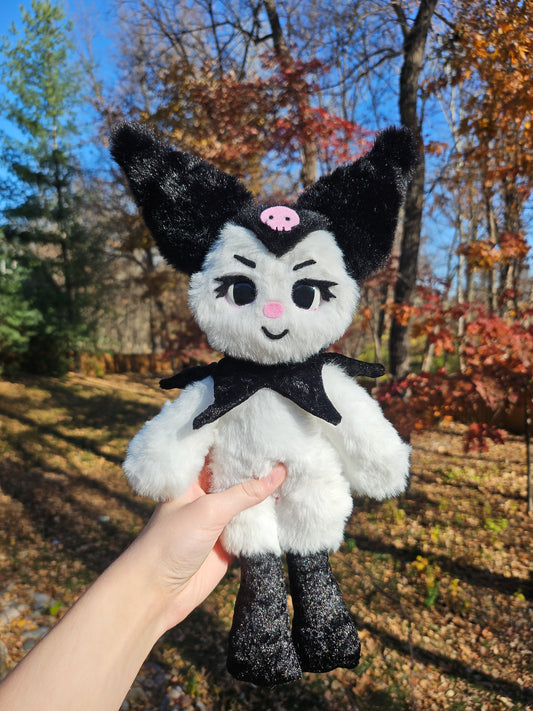 Kuromi - Hello Kitty Clay-Face Plushie