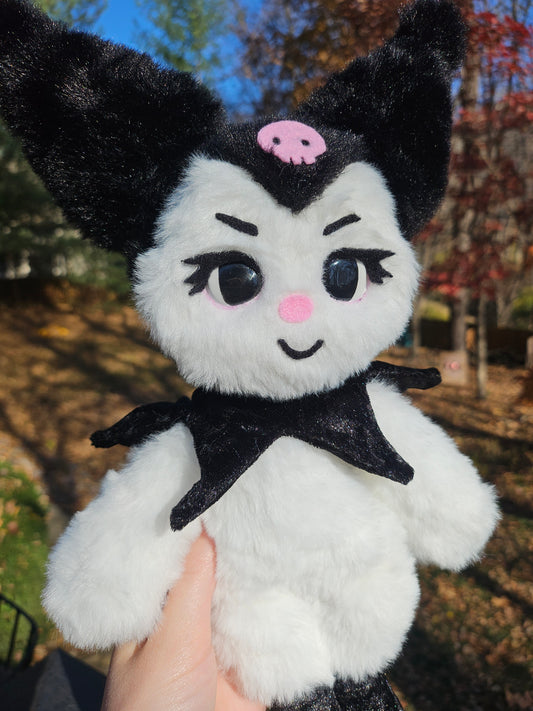 Kuromi - Hello Kitty Clay-Face Plushie