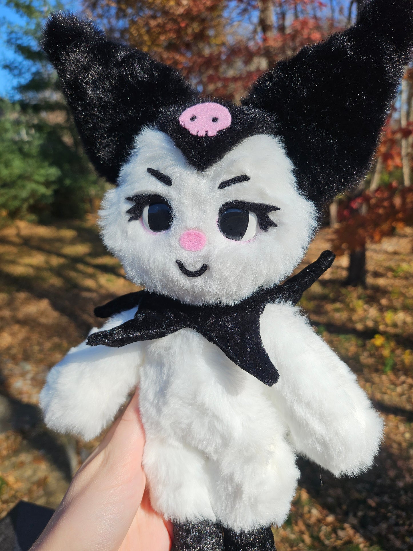 Kuromi - Hello Kitty Clay-Face Plushie