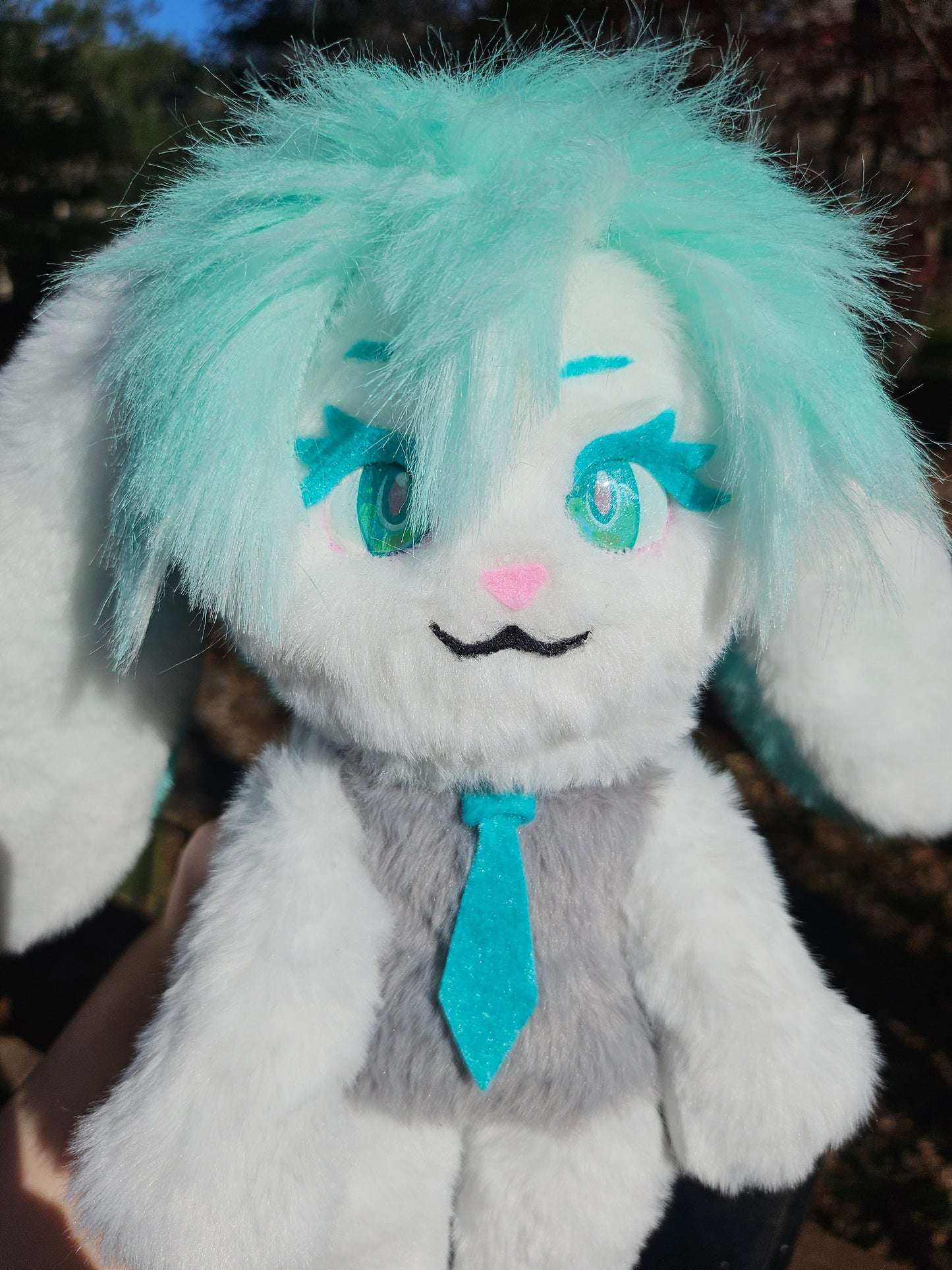 Bunny Miku - Clay-Face Plushie