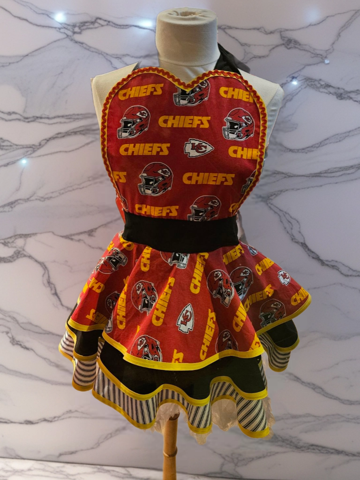KC Chiefs - Retro Vintage Boutique Style Apron